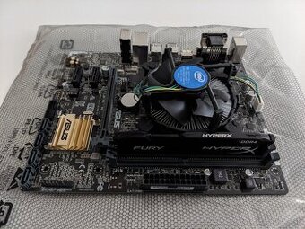 Intel Pentium G4400, ASUS H110M-A, 4GB DDR4 RAM