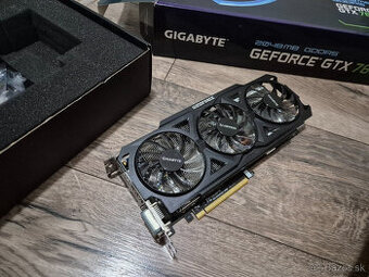 Predám GIGABYTE GTX 760 WindForce 3X OC 2 GB