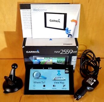 GPS GARMIN NUVI 2559 navigácia s mapou pre rok 2025.