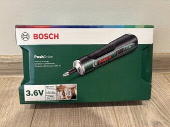 Bosch PushDrive Skrutkovač AKU