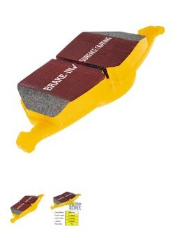 Brzdové platničky BMW M550i M550d EBC Yellow Stuff