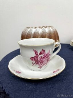 Kávová, čajová súprava, šálky Bohemia Czechoslovakia