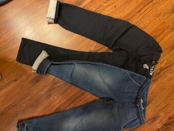 Nové zazeplené thermo nohavice 146