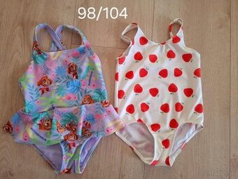 Set dievčenských plaviek, veľ. 98/104
