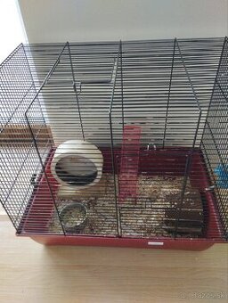 Predám klietku so škrečkom