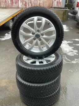 Alu kola VW 5x112 zimní pneu 235 55 R17 103V 6mm