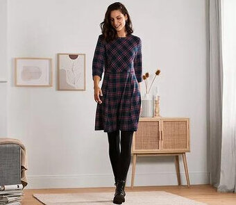 NOVÉ (s visačkou) Tchibo strečové šaty, veľ. 38