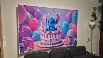 Predam plagat/pozadie na detsku narodeninovu oslavu Stitch