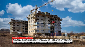 2 izbový byt 54 m² v novom projekte, Mlynárce, Nitra