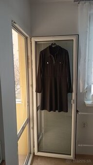 Dámske šaty čierne XL nové zo zipsom