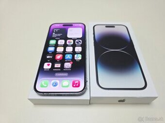 APPLE IPHONE 14 PRO 128GB SPACE BLACK,BATERKA 100%