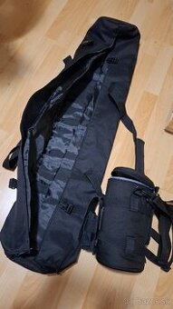 Puzdra  na stativ  a objektiv