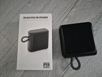 Bezdrôtový reproduktor Splash IPX6 3W, čierny