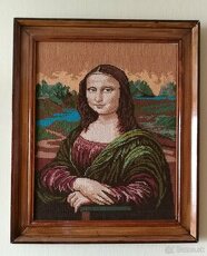 Obraz vyšívaný Mona Lisa - 1