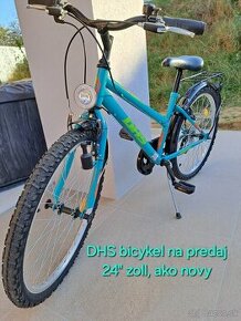 Juniorský/ detský bicykel DHS 24"  Top stav - 1
