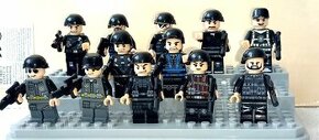 SWAT sada 12 ks figurok so zbranami