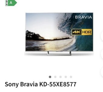Predám Sony Bravia KD-55XE8577