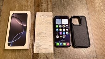 Vymenim predam iPhone 16 Pro Black Titanium kupeny v NAY