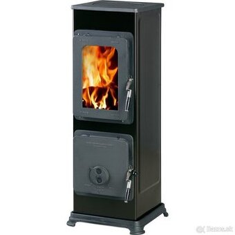 Krbové kachle Thorma Bozen AT 5 kW– čierne, veľmi dobrý stav
