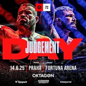 Predám dva lístky na Oktagon 72 Eden Praha