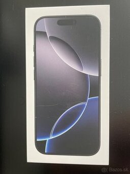 iPhone 16 Pro 256GB Black Titanium