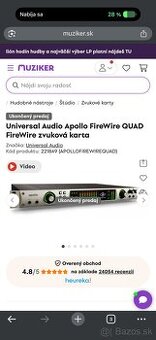 Universal Audio Apollo FireWire