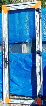 Predám hliníkové dvere 101cm x 248cm antracit obojstranne