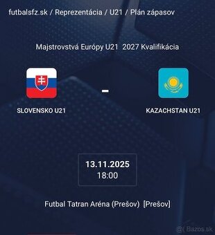 FUTBAL Slovensko U21