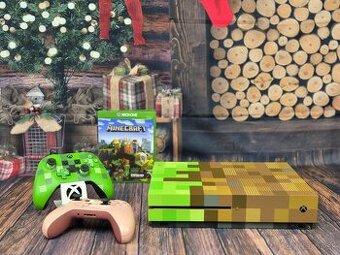 Xbox One S 1TB Minecraft, 1 ovládač a hra