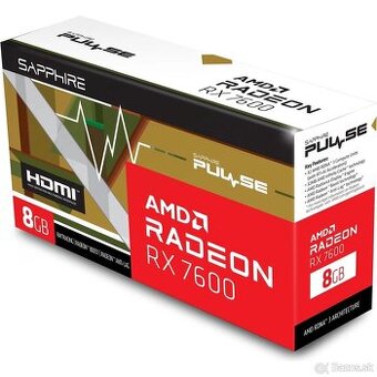 SAPPHIRE PULSE AMD Radeon RX 7600 8 G