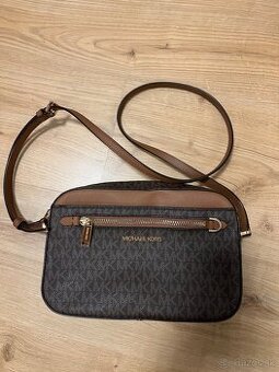 Michael Kors hnedá crossbody kabelka