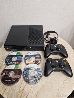 XBOX 360 E 500GB herná konzola + 2x ovládač a 4 hry č.2