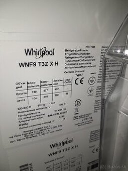 Predám chladničku Whirlpool
