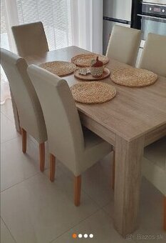 Stôl dub sonoma 160x80