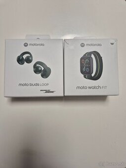 Predám slúchadlá a hodinky motorola