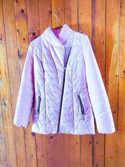 Ružová prechodná bunda