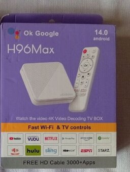 Android Box H96 Max s iptv aplikáciami