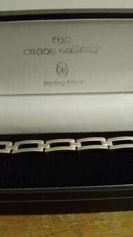 Predam krasny strieborny naramok v darkovej kazete