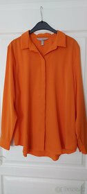 Košeľa, Blúzka oranžová veľ. 46