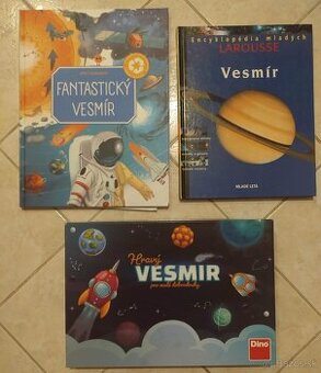 pre milovnikov VESMIRU ( 2x knizka + spolocenska hra )