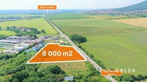 CREDA | predaj 8 000 m2 komerčný pozemok na ceste NR - ZM