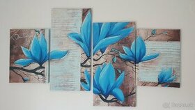 4 dielny obraz Nadherna modra magnolia