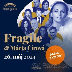 FRAGILE + Mária Čírová na zámku ŠIMÁK Pezinok