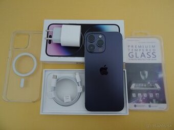 iPhone 14 PRO MAX 128GB PURPLE-ZÁRUKA 1 ROK-VELMI DOBRY STAV
