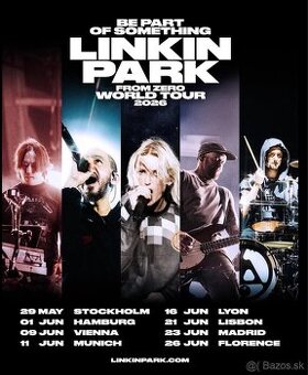 Predám 2 lístky na Linkin Park vo Viedni