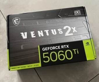 Nová grafická karta MSI GeForce RTX 5060 Ti 16G VENTUS 2X OC