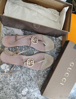 Kožené sandále Gucci 39 originál