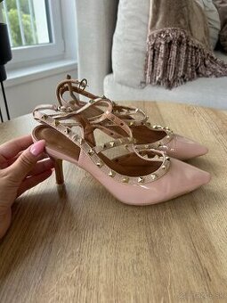 Lodičky v štýle Louboutin veľ. 39