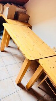 Bukove Stoly+stoličky