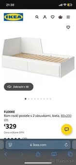 ROZKLADACIA POSTEĽ IKEA FLEKKE